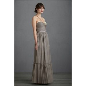 BHLDN Va Et Vien Niceties Dress in French Grey